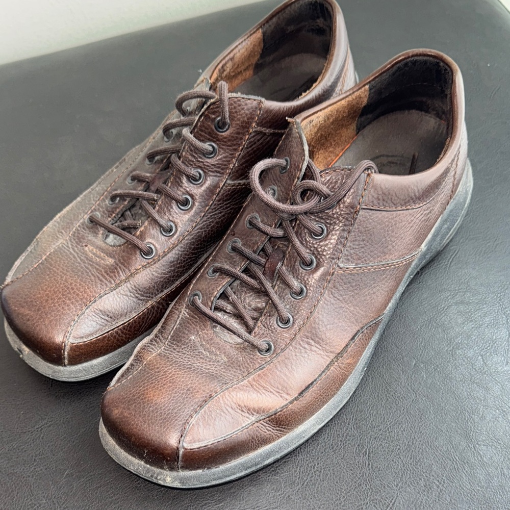 MAKE OFFER! Rockport Dark Brown Leather Oxfords Men's sz 9 DMX